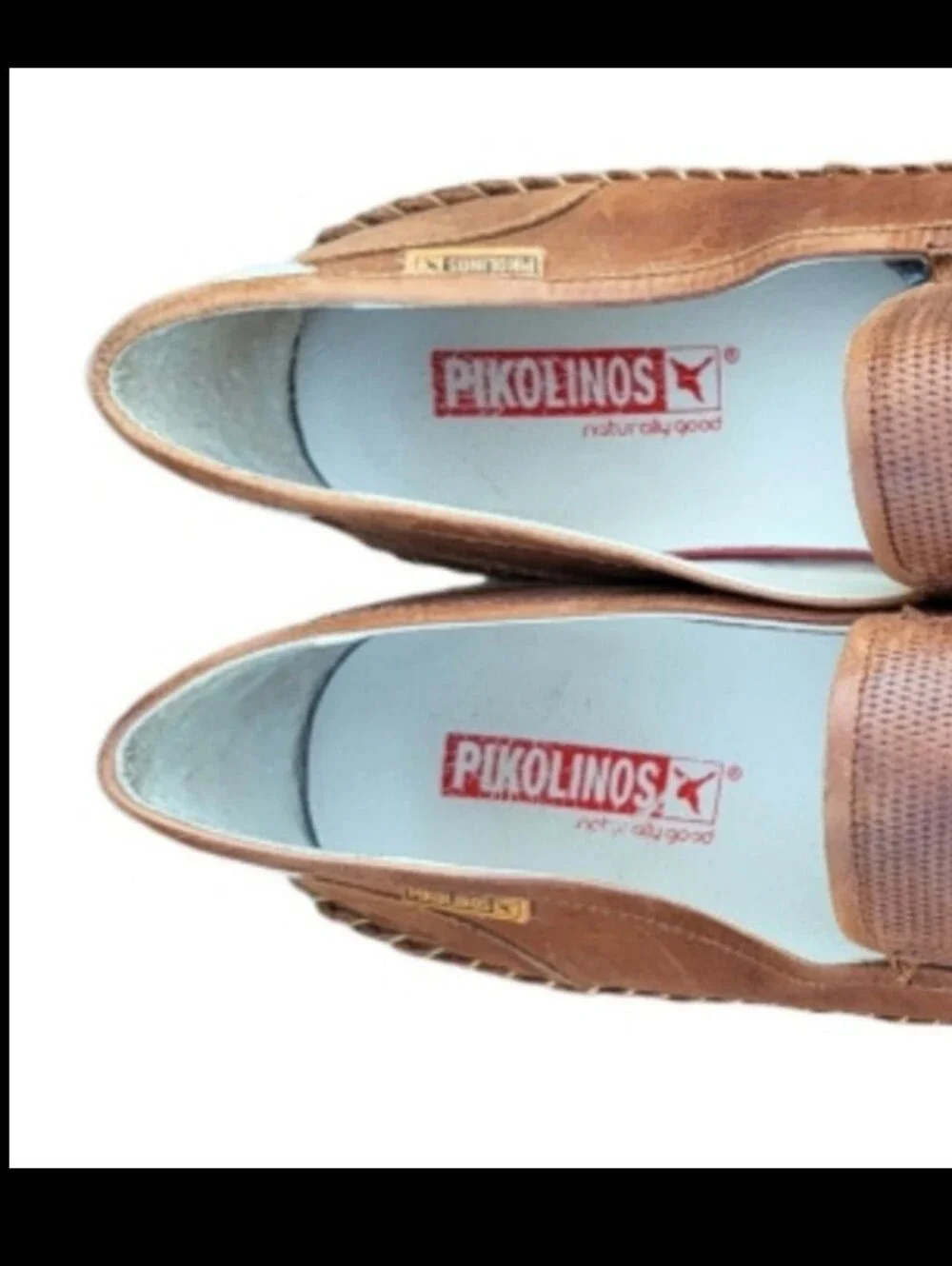 46 Pikolinos Azores Brown Leather Driver Loafer Venetian Slip On Jog Shoe Men 12